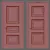 Elegant Classic Room Doors 3D model small image 2