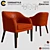 Elegant Justin Chair 3D model small image 1