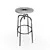 Vintage Industrial Bar Stool 3D model small image 2