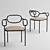 Sleek and Stylish Cappellini 01 Chair and Dolmen Table 3D model small image 2