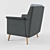 Cozy-Eco Single Seater Sofa 3D model small image 2