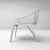 Modern Ergonomic Calias Chair 3D model small image 3