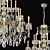 Sparkling Schonbek 1718-23 Chandelier 3D model small image 2