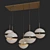 Spiridon 5-Light Hanging Lamp 3D model small image 1