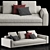 Contemporary Burton Sofa by Busnelli 3D model small image 1