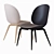 Beetle Chair Wood Base: Timeless Elegance 3D model small image 2