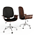 Sleek Plywood Saul Office Chair 3D model small image 1