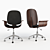 Sleek Plywood Saul Office Chair 3D model small image 2