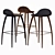 Sophisticated GUBI Bar Chair 3D model small image 2