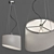 Elegant Greta Pendant Light 3D model small image 1