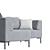 Modern 185 Sofa: Luxurious Comfort 3D model small image 3