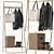 Nordal LINE Coat Rack: Stylish & Practical 3D model small image 1