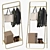 Nordal LINE Coat Rack: Stylish & Practical 3D model small image 2