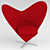 Modern Heart Cone Chair: Stylish and Comfortable 3D model small image 3