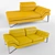 Elegant Italian Sofa: Egoitaliano Audrey 3D model small image 1