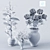Indoor Plant Trio: Orchid, Fake Plant, Hydrangea 3D model small image 2