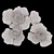 Iron Flowers Wall Decor 37SM-0697 3D model small image 2
