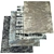 Luxury Grey Shaggy Carpet, 5ft x 3ft 3D model small image 1