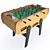 Product Title: Vintage Wooden Babyfoot Football Table 3D model small image 1