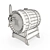  Rustic Oak Beer Barrel 3D model small image 2