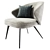 Elegant Ellen Armchair: Astele 02 3D model small image 2