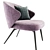 Elegant Ellen Armchair: Astele 02 3D model small image 3