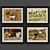 Contemporary Dogs Art Collection 3D model small image 2