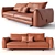 Gamma Karl Modern Sofa 3D model small image 1