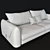 Gamma Karl Modern Sofa 3D model small image 3