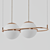 Elegant Decò Pendant Lamp 3D model small image 2