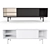 Sleek and Stylish Jeremy Bookshelf 3D model small image 2