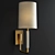 Elegant Clout Sconce Illumination 3D model small image 2