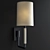 Elegant Clout Sconce Illumination 3D model small image 5