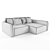 Modular Portland Sofa: Stylish and Versatile 3D model small image 2