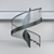 Elegant Radius 1400mm Stair 3D model small image 1