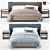 Modern Bed by Moller Design 3D model small image 2