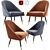 Cult Audrey Tub Chair Set: Chic and Comfortable 3D model small image 1