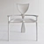 Elegant Finback Chair: Sleek Design & Unparalleled Comfort 3D model small image 3