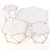 Modern Hexagonal Marble Coffee Table: Susanne by Ulivi Salotti 3D model small image 2