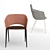 Sleek Zanotta Tusa Chair 3D model small image 1