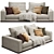 Luxury Minotti West Sofa 3D model small image 1