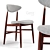 Modern Classic Chair: Gubi Gent 3D model small image 1