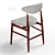 Modern Classic Chair: Gubi Gent 3D model small image 2