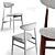 Modern Classic Chair: Gubi Gent 3D model small image 3