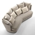 Apollo Sofa: Luxurious Design & Unmatched Comfort 3D model small image 2