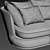 Apollo Sofa: Luxurious Design & Unmatched Comfort 3D model small image 3