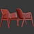 Carven Lounge Chair: Contemporary Urban Design 3D model small image 3