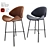 Elegant Cheri Bar Stool 3D model small image 2