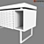 Contemporary Benacun Sideboard 3D model small image 3