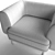 Modern Bolia Abby Armchair | 115x71x86 cm 3D model small image 3